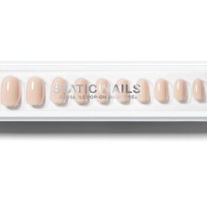 Static Nails Round Nude Press-On Nails